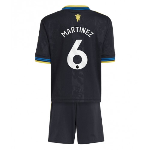 Manchester United Lisandro Martinez #6 Replica Third Stadium Kit for Kids 2025-26 Short Sleeve (+ pants)